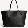 Sale By Malene Birger Abi tote bag med print Charcoal