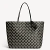 Online By Malene Birger Abi tote bag med print Black
