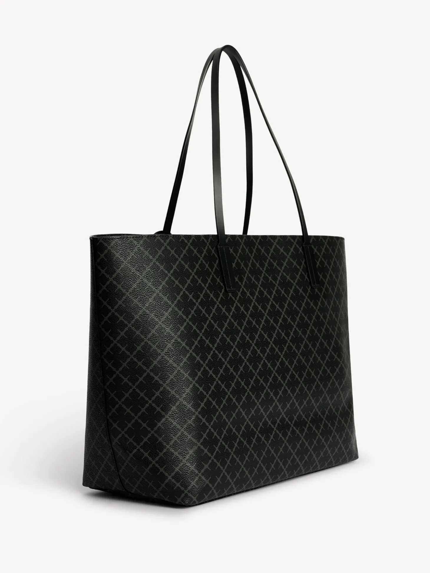 Sale By Malene Birger Abi tote bag med print Charcoal