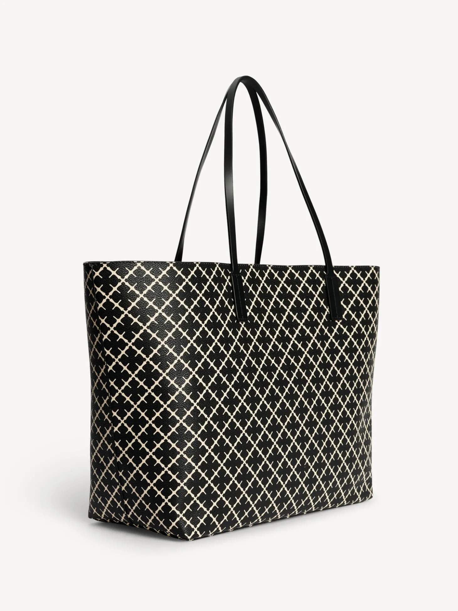 Online By Malene Birger Abi tote bag med print Black