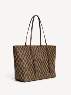 Sale By Malene Birger Abigail monogram tote bag Shale
