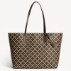 Hot By Malene Birger Abigail tote bag med print Warmbrown