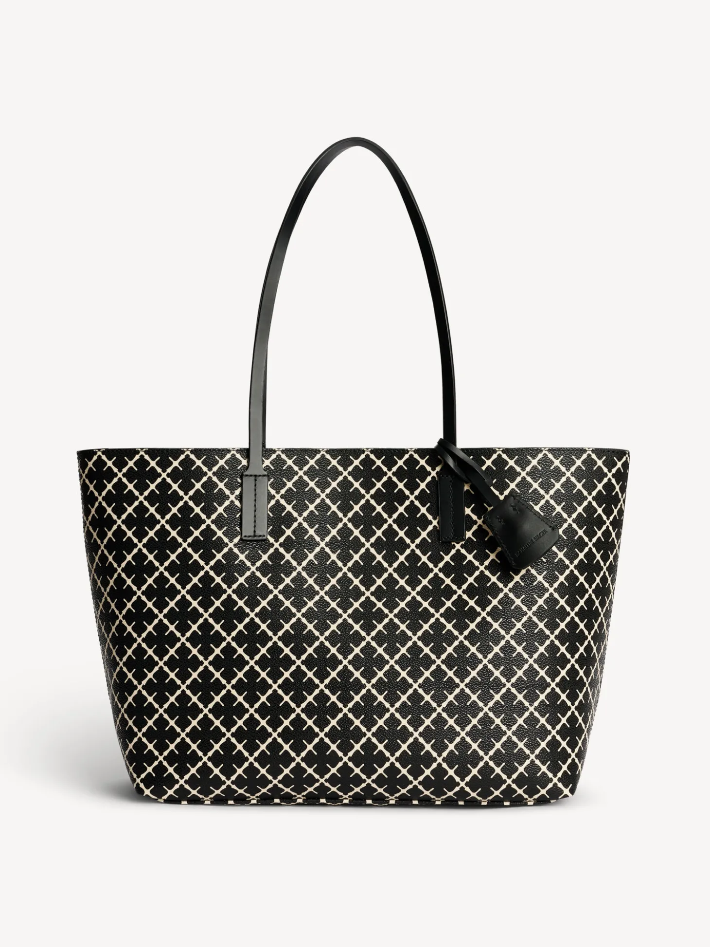 Clearance By Malene Birger Abigail tote bag med print Black