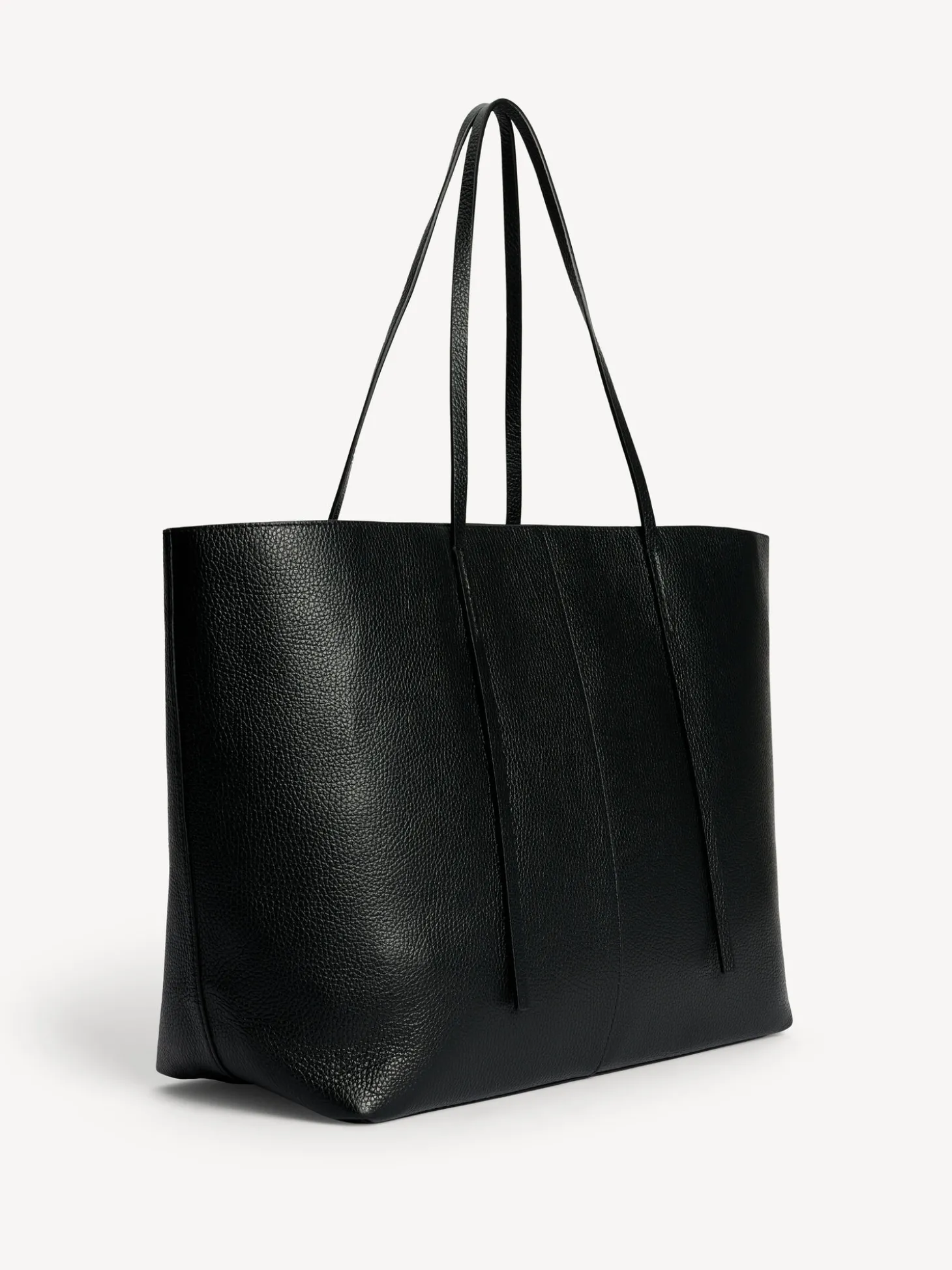 Outlet By Malene Birger Abilla tote i læder Black