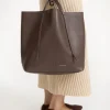 Outlet By Malene Birger Abilso tote i l&aelig;der CoffeeBean
