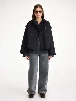 Best By Malene Birger Alisandra kort trench Black