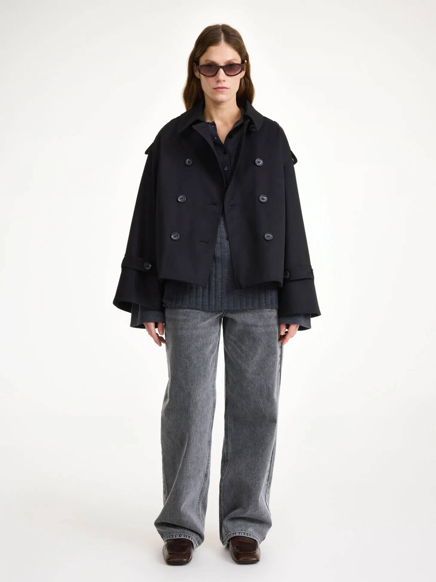 Best By Malene Birger Alisandra kort trench Black