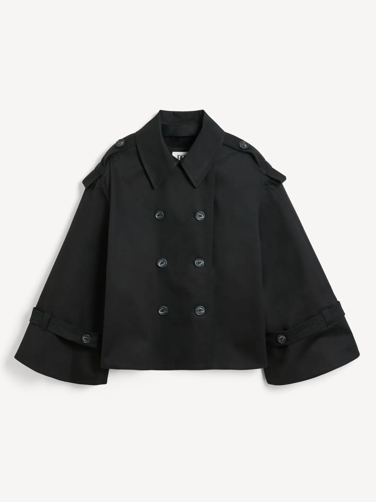 Best By Malene Birger Alisandra kort trench Black