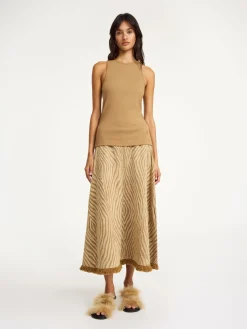 Fashion By Malene Birger Amani tanktop LightBrown