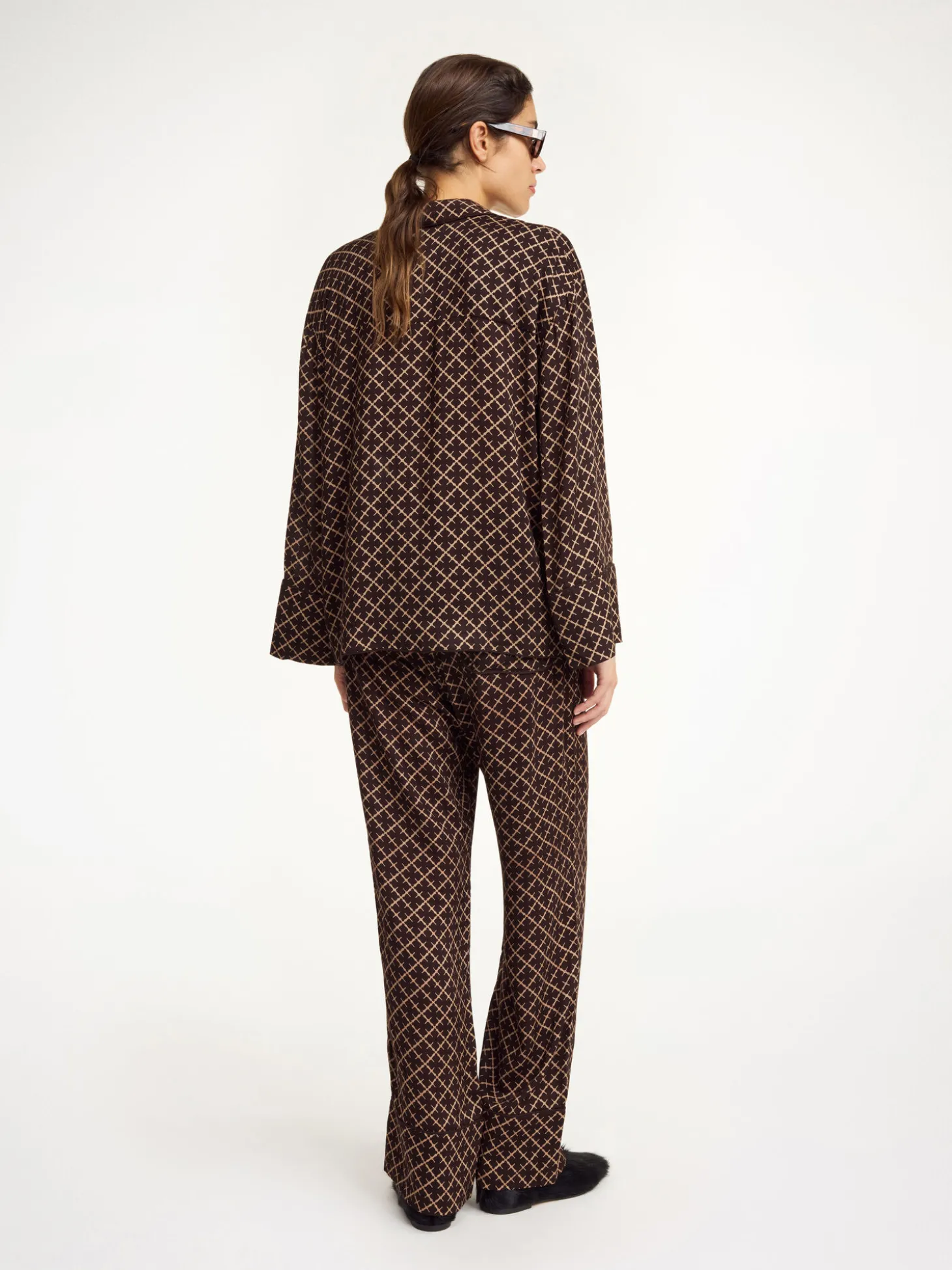Hot By Malene Birger Amanna skjorte SignatureFlower