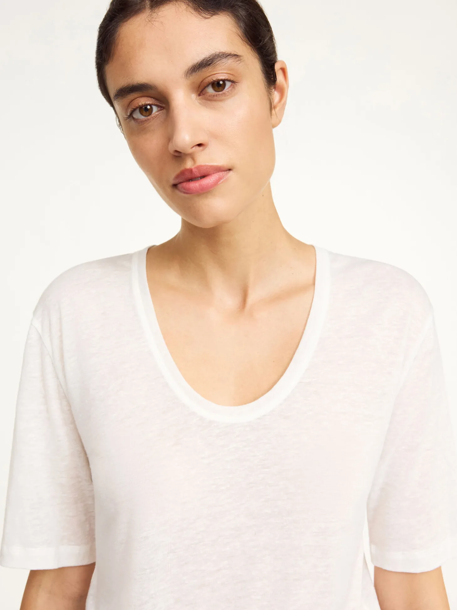 Hot By Malene Birger Amaringa T-shirt SoftWhite