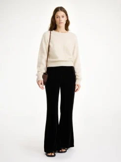 Outlet By Malene Birger Amores h&oslash;jtaljede bukser Black