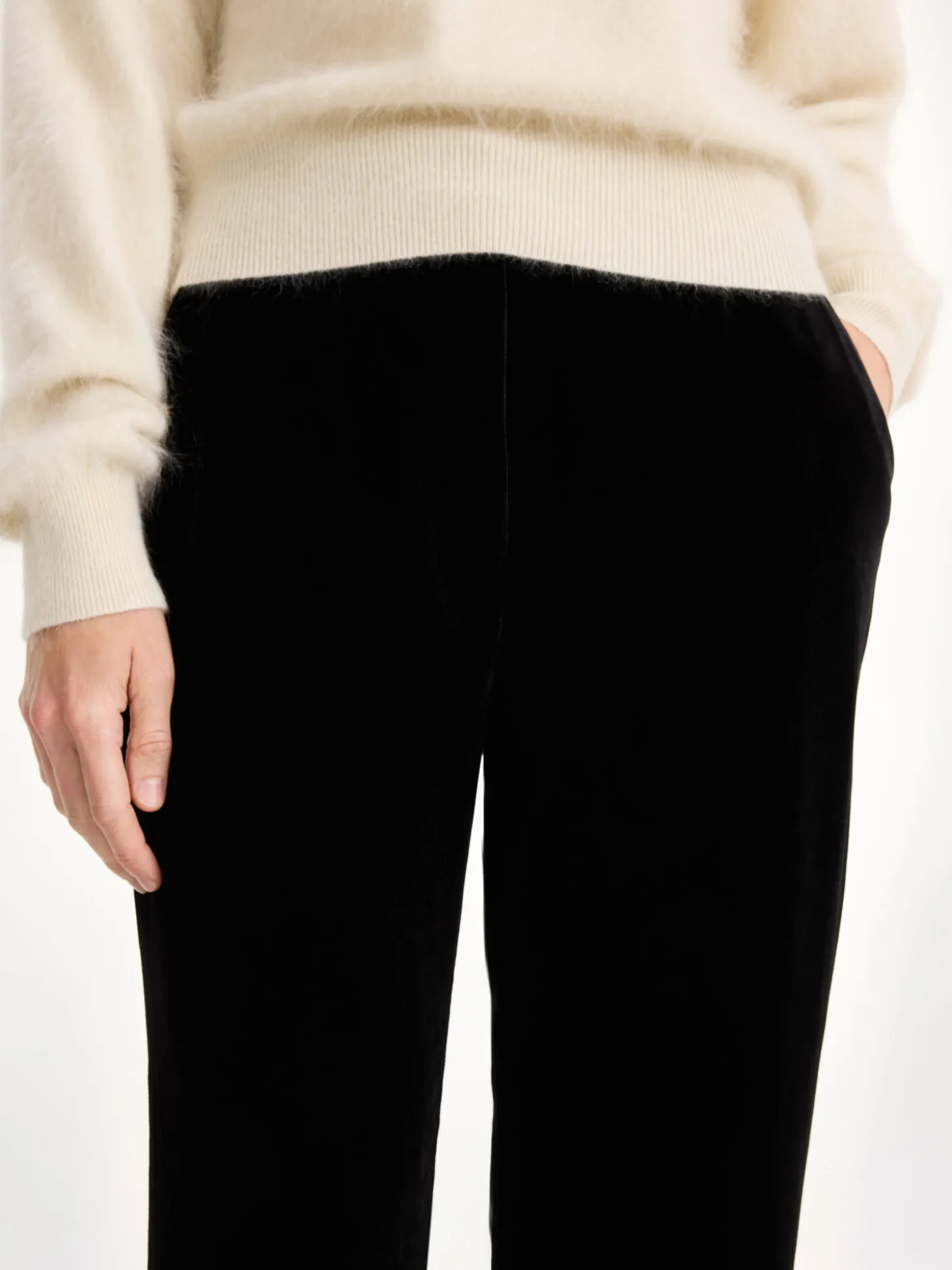 Outlet By Malene Birger Amores højtaljede bukser Black