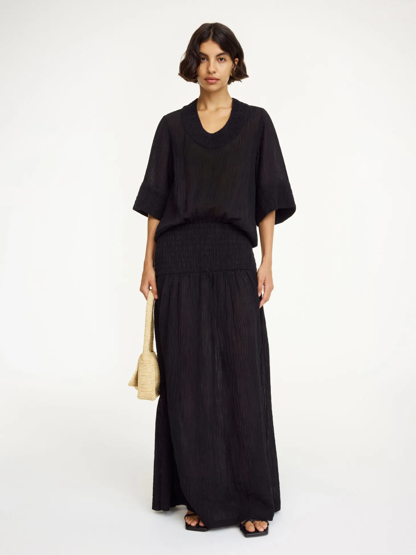 Discount By Malene Birger Anais maxikjole Black