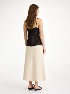 New By Malene Birger Angello midinederdel i uld Pearl