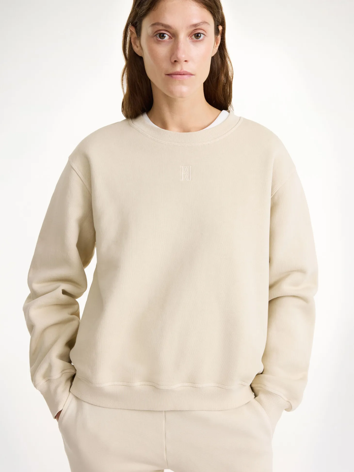 New By Malene Birger Apalia sweatshirt OysterGray