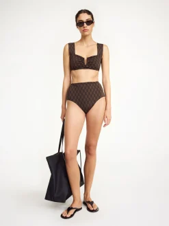Sale By Malene Birger Belira bikinitop DarkMahogany
