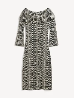 Online By Malene Birger Bennie midikjole Zebra