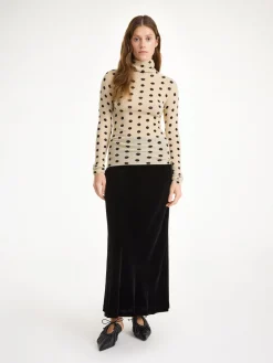 Fashion By Malene Birger Boshan midinederdel Black