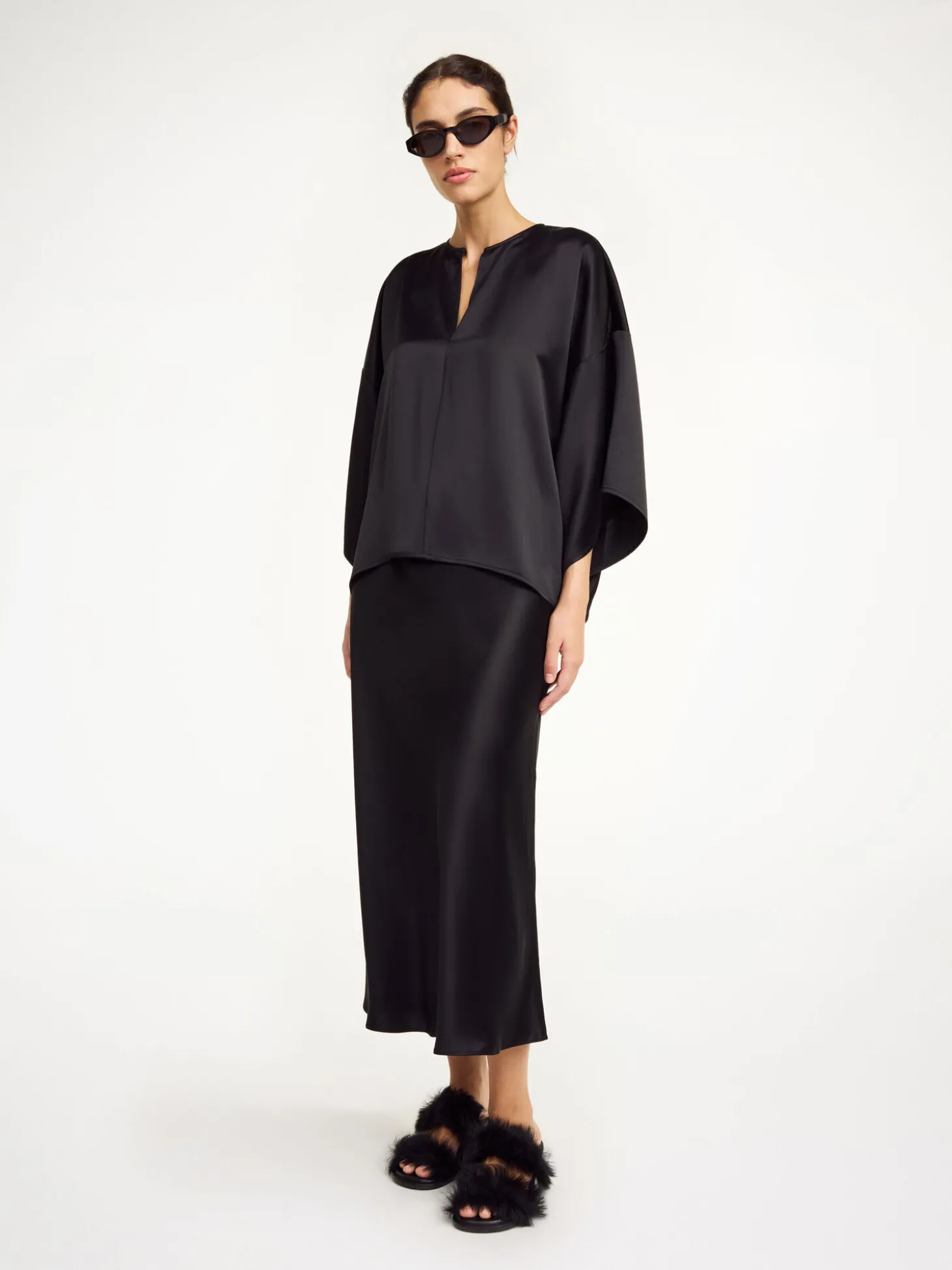 Discount By Malene Birger Boshan midinederdel Black