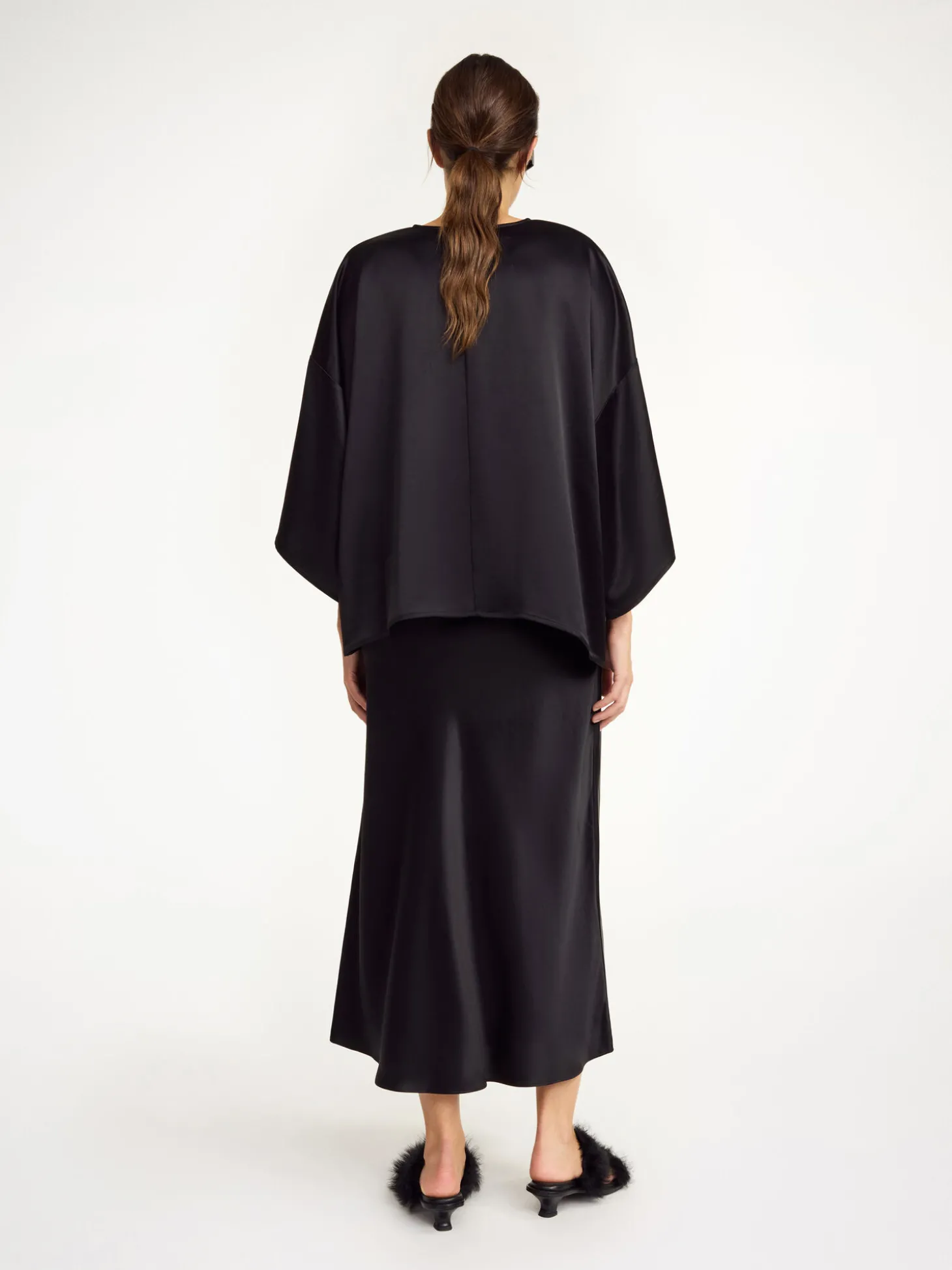 Discount By Malene Birger Boshan midinederdel Black