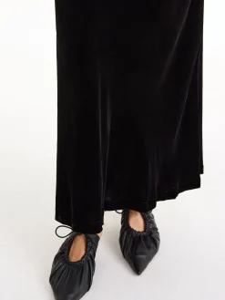 Fashion By Malene Birger Boshan midinederdel Black