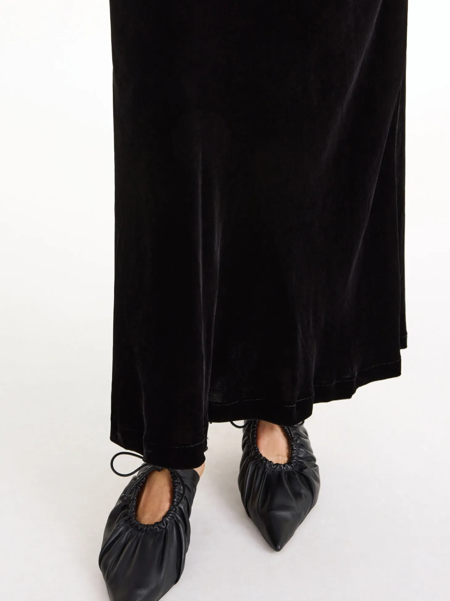 Fashion By Malene Birger Boshan midinederdel Black