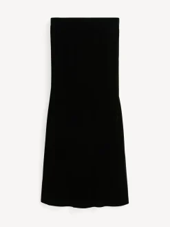 Fashion By Malene Birger Boshan midinederdel Black