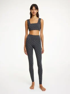 Best By Malene Birger Braga træningstop MonogramBlack&Grey