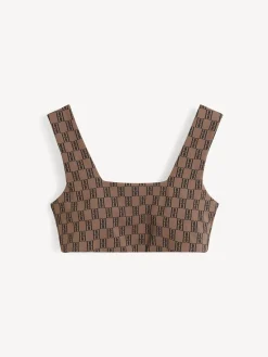 Discount By Malene Birger Braga træningstop DarkMahogany