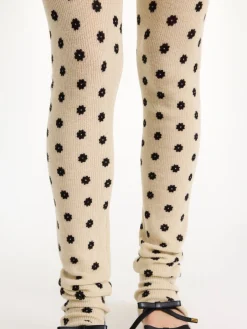 Sale By Malene Birger Breele leggings i uld Graphicflower