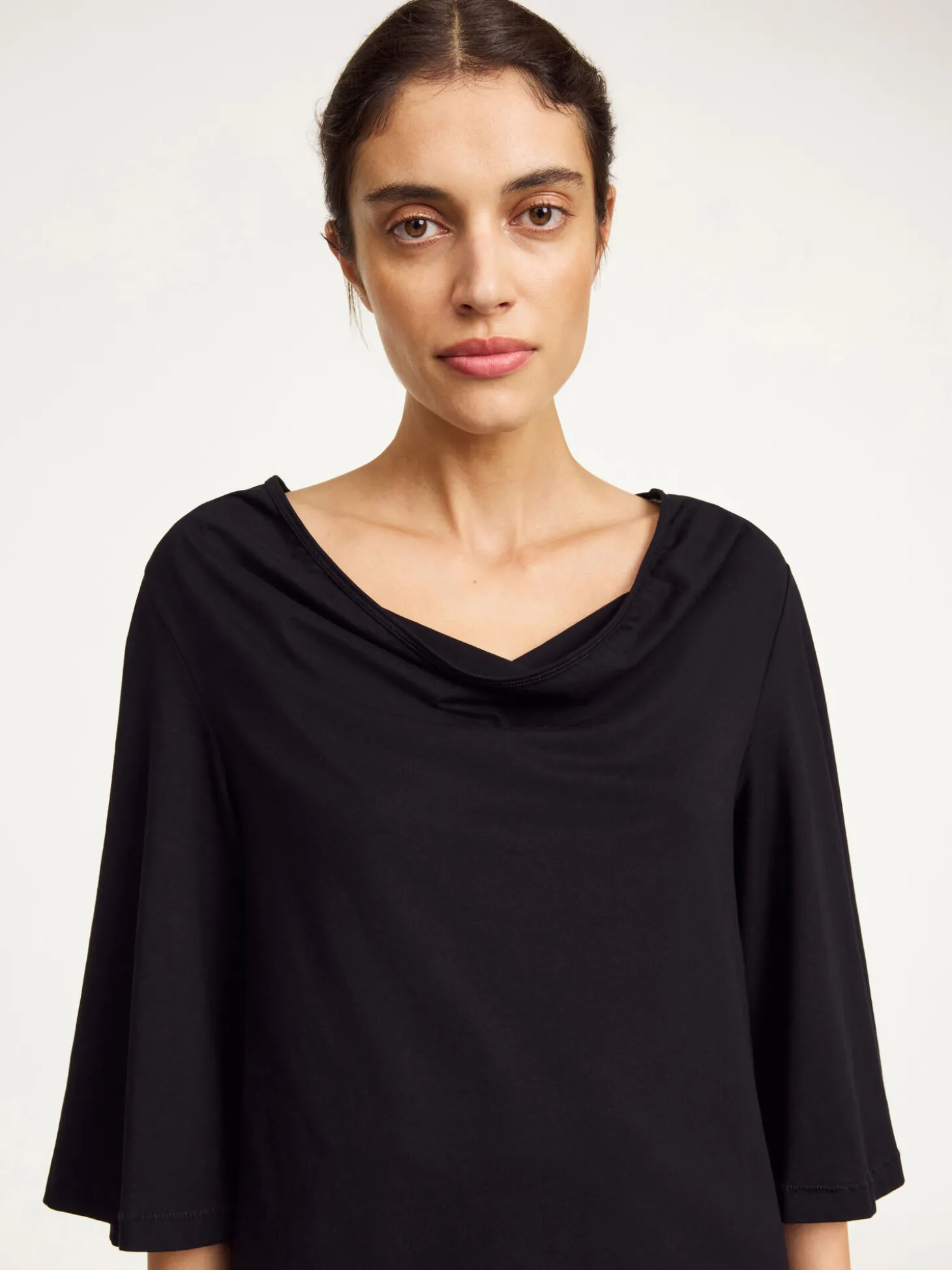 Sale By Malene Birger Bryar T-shirt i bomuld Black