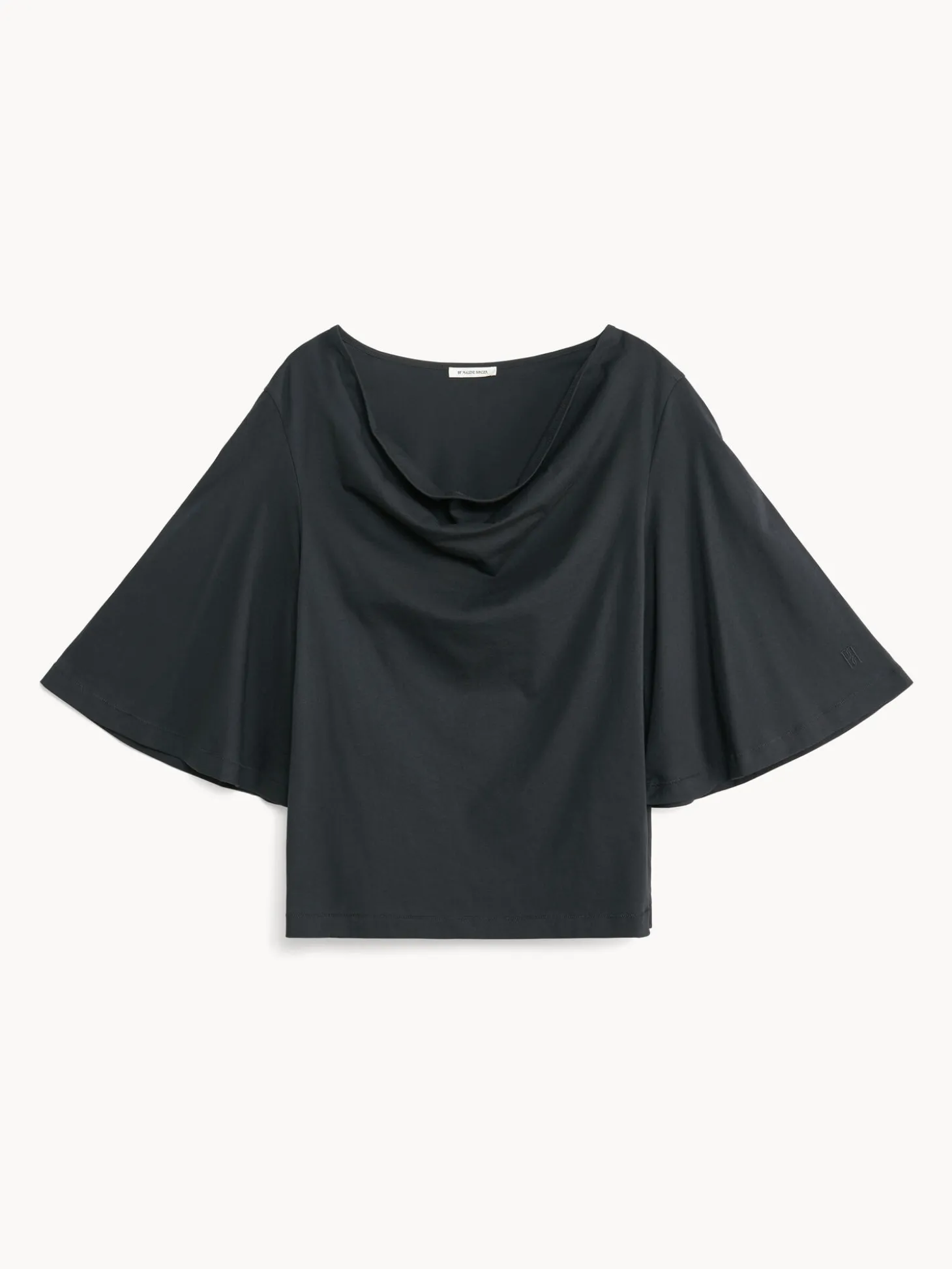 Sale By Malene Birger Bryar T-shirt i bomuld Black