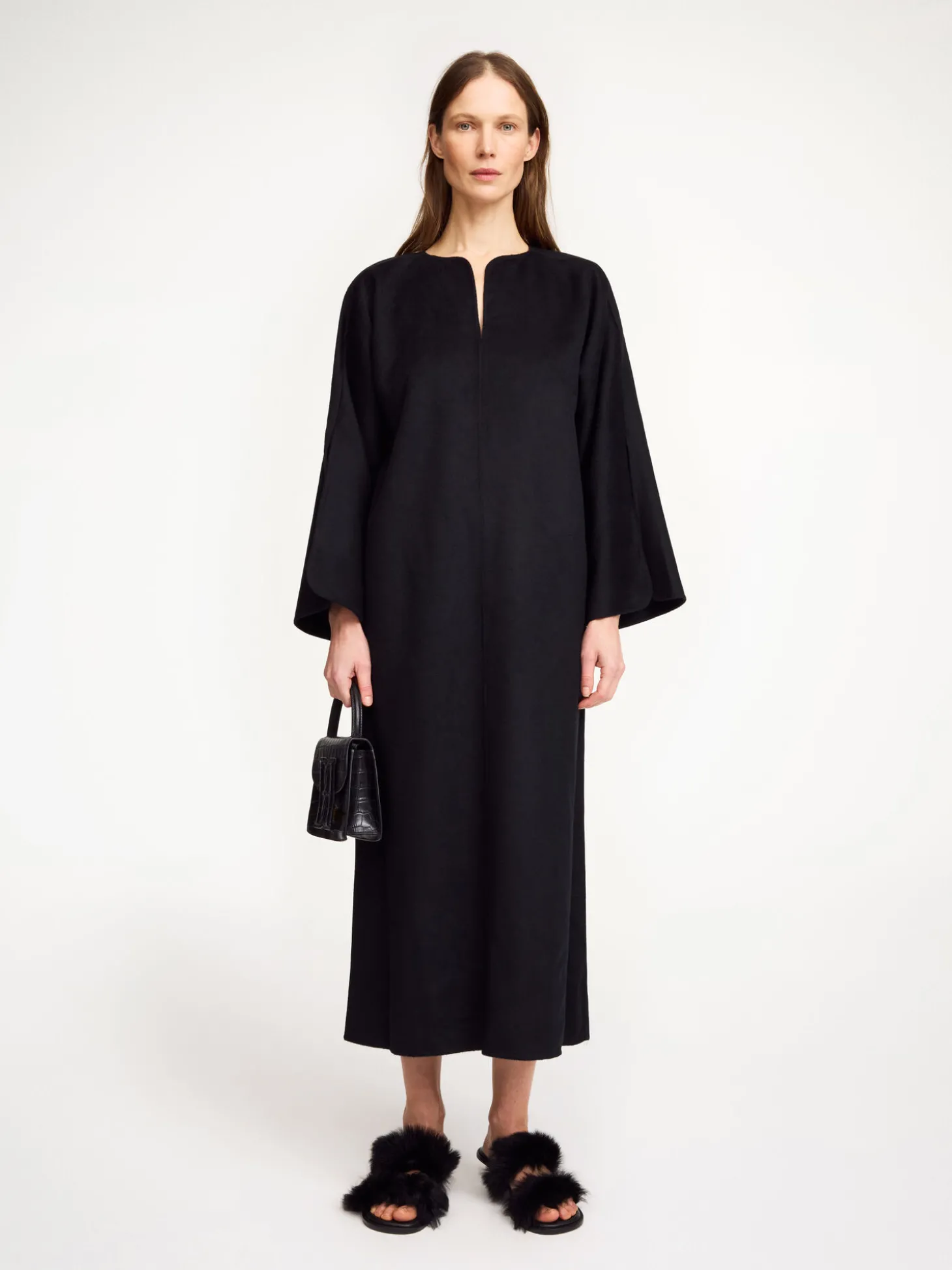 Clearance By Malene Birger Cais kjole i uld Black