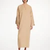 Outlet By Malene Birger Cais kjole i uld DarkSand