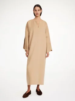 Outlet By Malene Birger Cais kjole i uld DarkSand