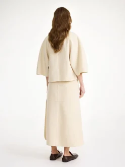 Clearance By Malene Birger Calya bluse i uld Pearl