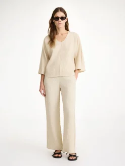Clearance By Malene Birger Calyas bluse OysterGray