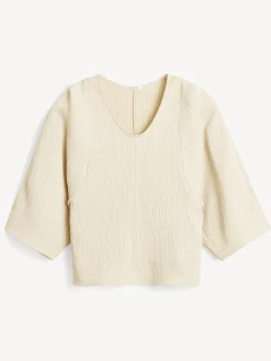 Clearance By Malene Birger Calyas bluse OysterGray