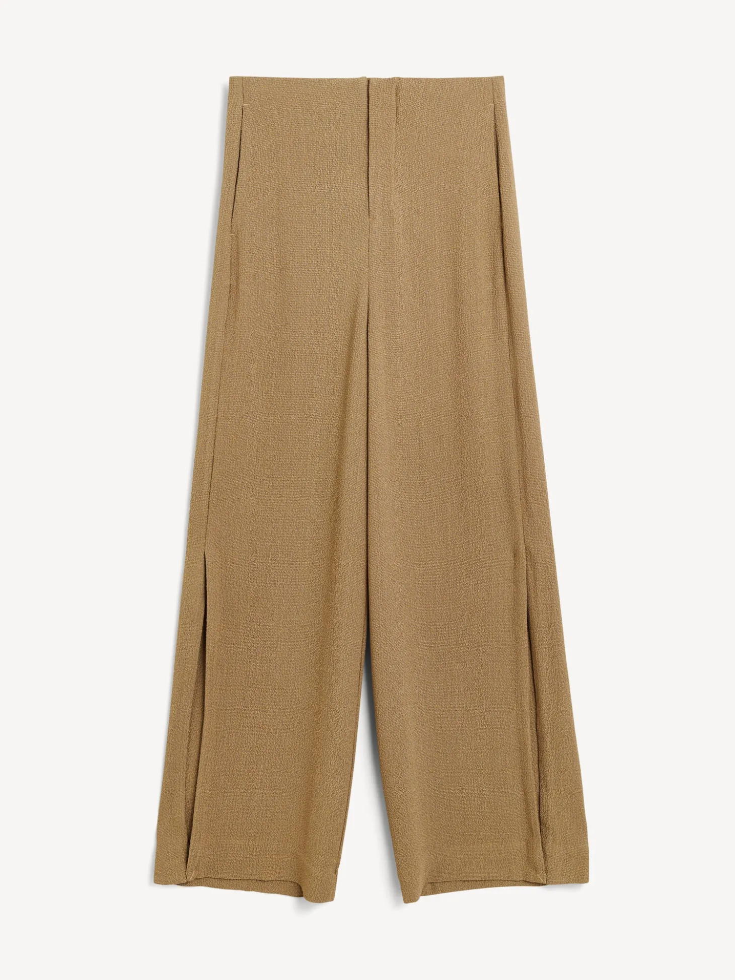 Clearance By Malene Birger Campione bukser med brede ben LightBrown