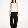 Clearance By Malene Birger Carlien h&oslash;jtaljede bukser Black