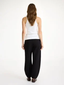 Clearance By Malene Birger Carlien h&oslash;jtaljede bukser Black
