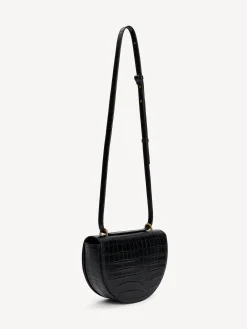 Outlet By Malene Birger Cebella skuldertaske i l&aelig;der Black
