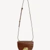 Discount By Malene Birger Cebelle skuldertaske i l&aelig;der Bison