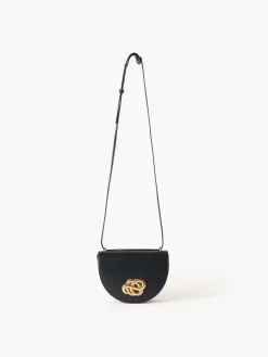 Outlet By Malene Birger Cebelle skuldertaske i l&aelig;der Black