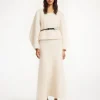Best By Malene Birger Christina maxinederdel OysterGray