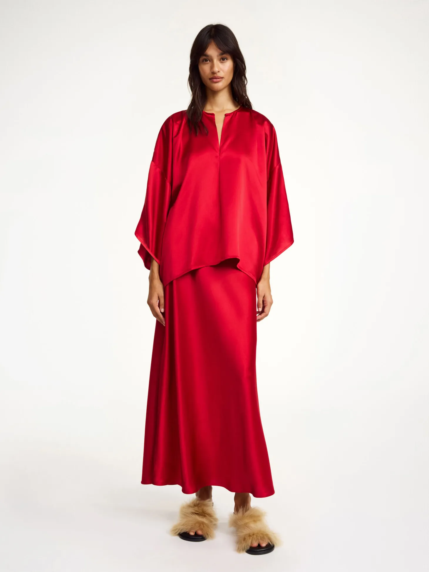 Outlet By Malene Birger Cicie bluse DarkChilli