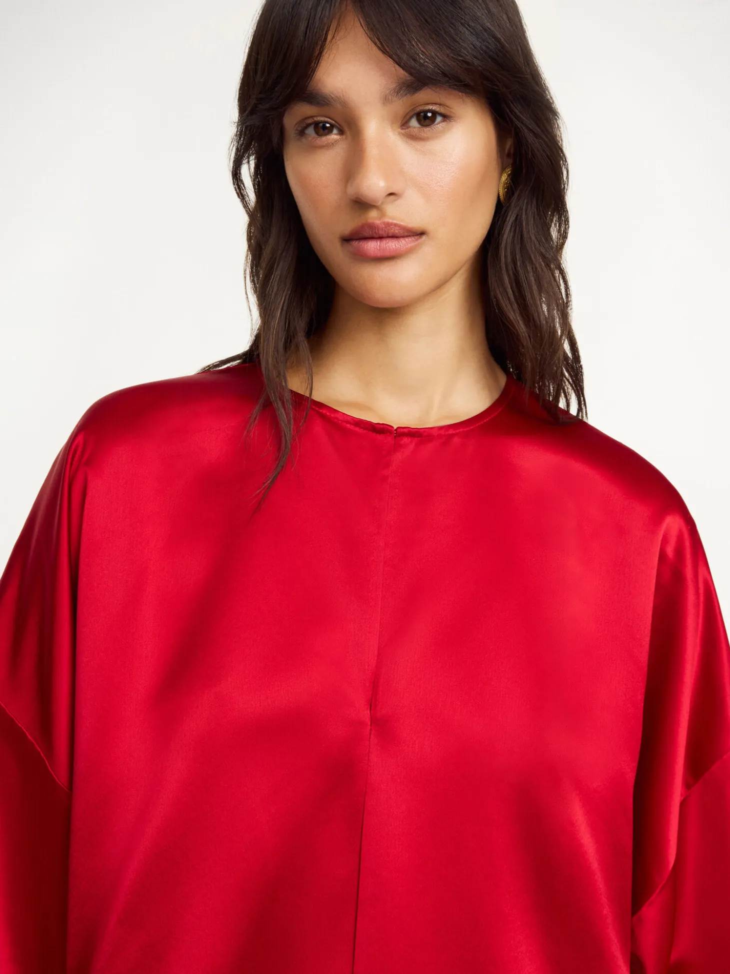 Outlet By Malene Birger Cicie bluse DarkChilli