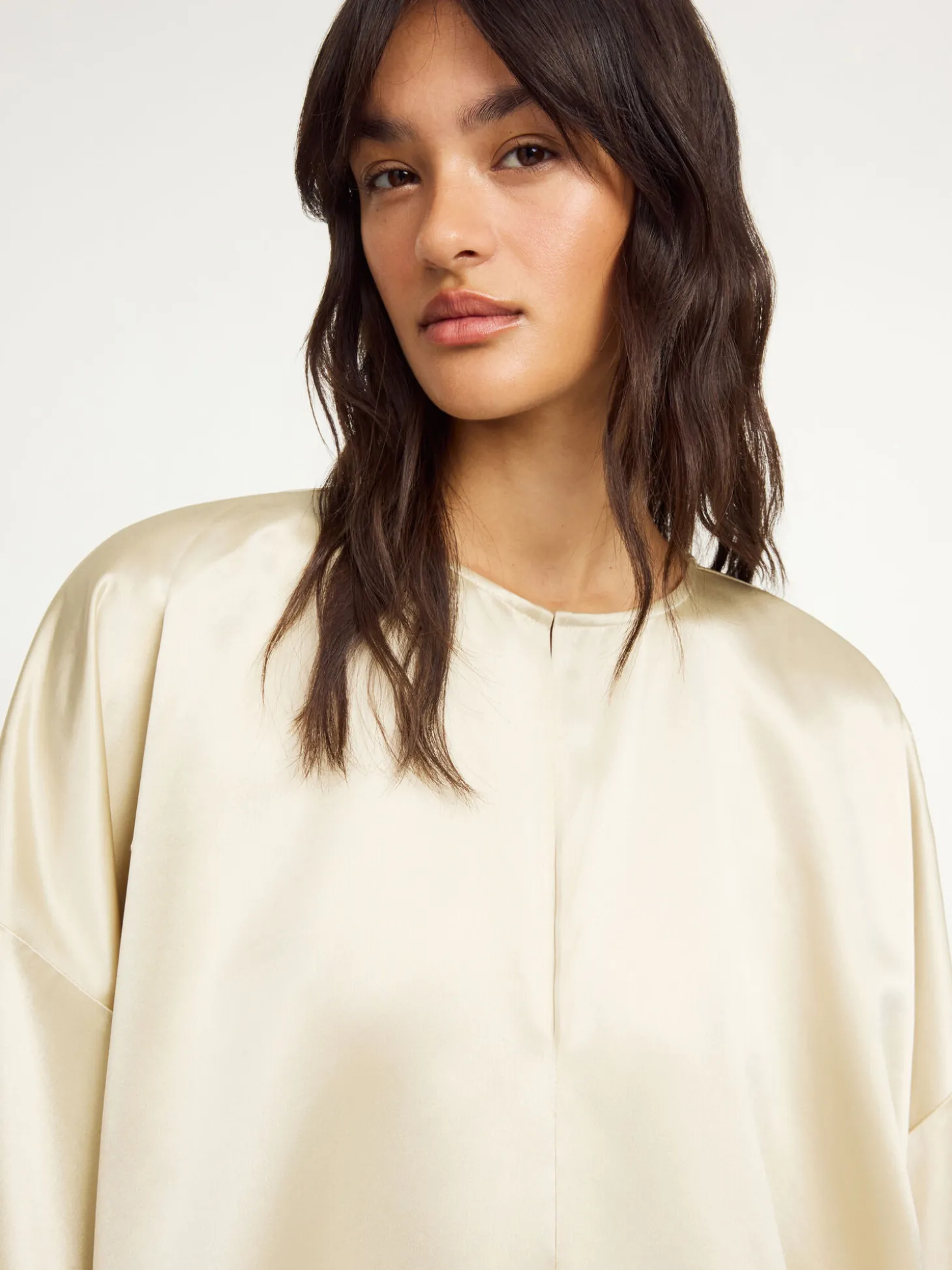 Clearance By Malene Birger Cicie bluse OysterGray