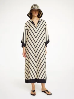 Online By Malene Birger Cicine maxikjole DiagonalStripe